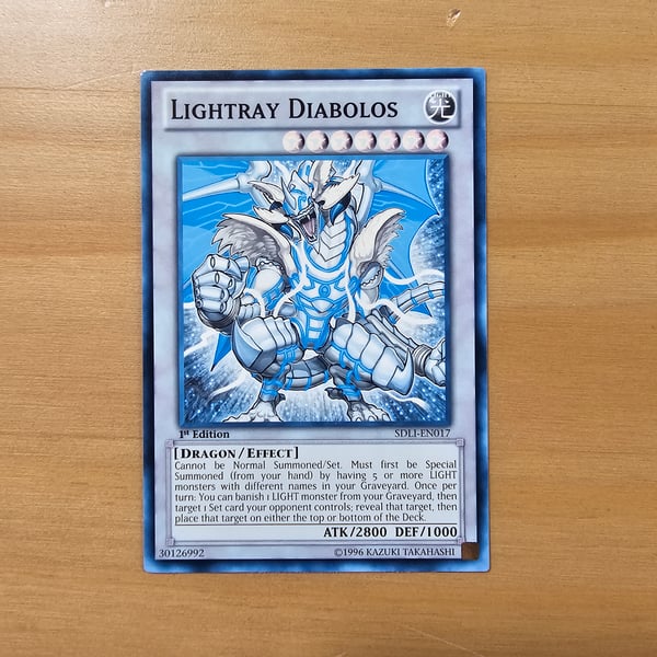 Image of Lightray Diabolos Sunbleached Card