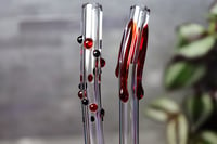 Image 2 of Goth Glass Straw Set 