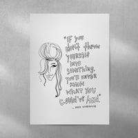'Amy Winehouse Quote' Illustration