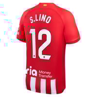 Image 2 of Atletico Madrid Home 2023/24 S.Lino 12 Shirt