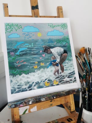 Image of 'First Splash' Ltd Edition print