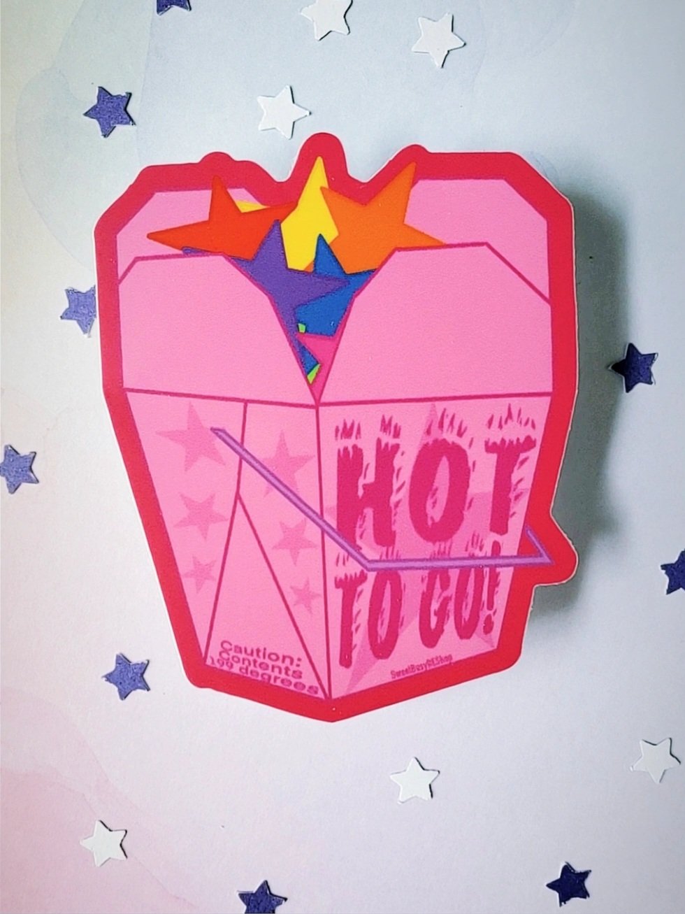 Image of HOT TO GO! Sticker
