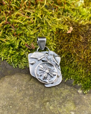 Image of BeeMelty Sterling & Fine Silver Pendant