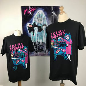 Image of Acid Granny EXTRA ELECTRIC BLUE Trolley Tee