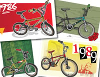 Image 1 of ILLUSTRATED BIKE POSTERS SPRING 2024