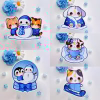 Image 1 of Snowy Friends Sticker