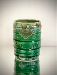 Image 4 of Dark green galaxy mug