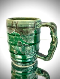 Image 1 of Dark green galaxy mug