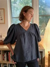 Studio Day Blouse - Payne’s Grey