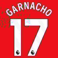 Manchester United Home 2023/24 Garnacho 17 Premier League Print