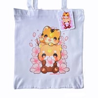 Nacho x Mochi Sakura Tote Bag