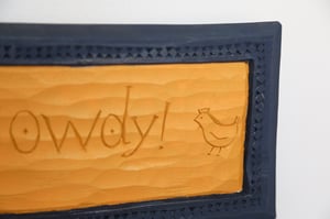 Image of Howdy! Chicken sign