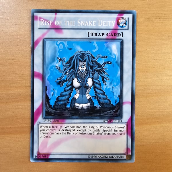 Image of Rise of the Snake Deity Sunbleached Card 