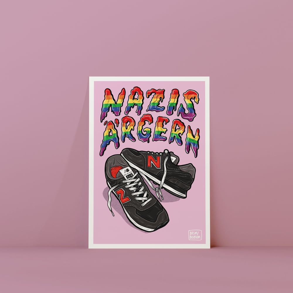'NAZIS ÄRGERN' POSTER (A3)