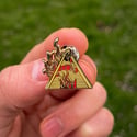 Fire Temple enamel pin