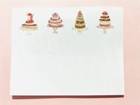 Image 2 of Flat Note Cards - Cake