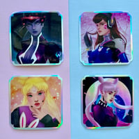 Image 1 of Fan Art Holographic Stickers