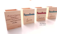 Image 3 of Bote Lapicero en Madera Personalizado 