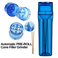 Image 3 of Pre-Roll Cone Loader Filler With Transparent Herb Storage Grind & Pack