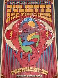 *Signed* Ojai Women's Club show poster White Ink