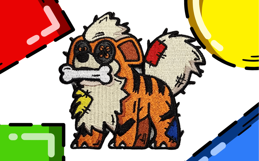 Image of PLUSHIES V18 "GROWLITHE" EMBROIDERED