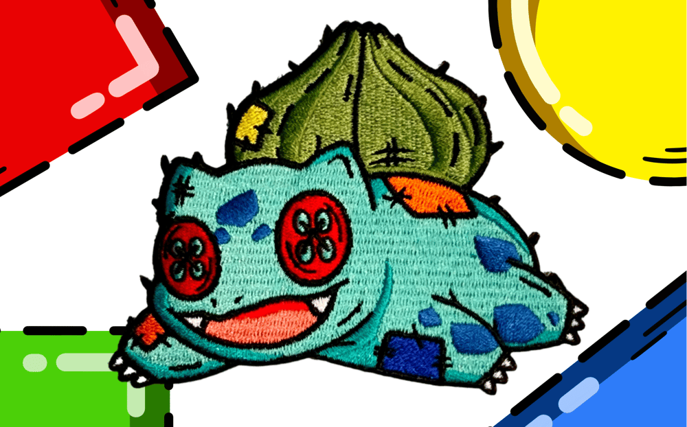 Image of PLUSHIES V13 "BULBASAUR" (Embroidered)