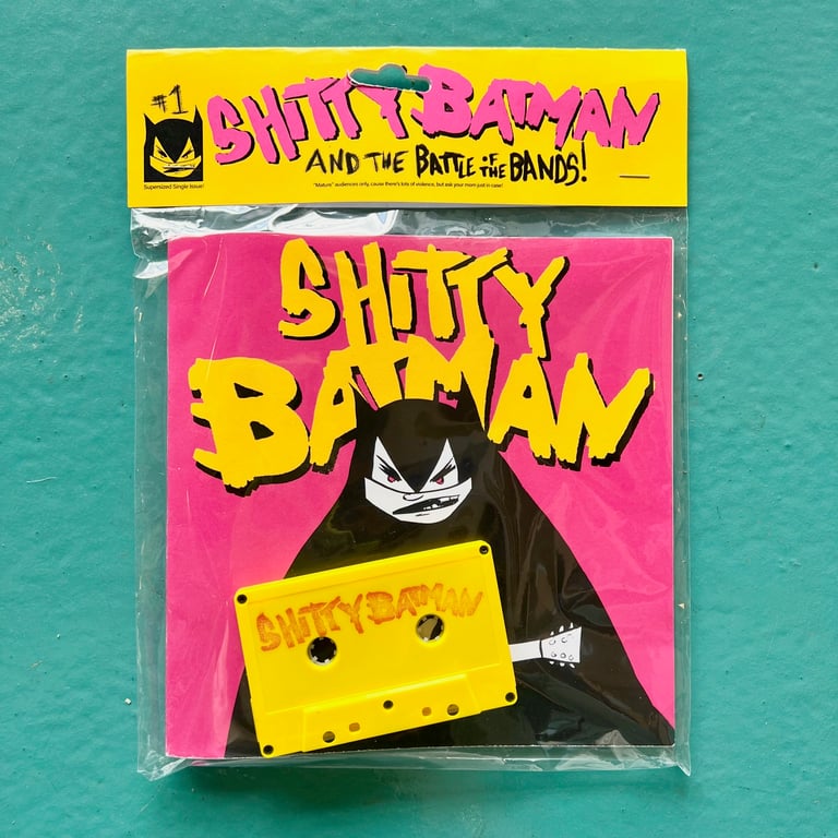 Shitty Batman by Nathaniel Boggess - INCLUDES CASSETTE