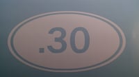 Image 2 of Oval caliber ammo decals