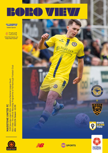 Image of Boro View 23/24 Issue #24 – Maidstone United FC