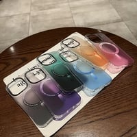  iPhone 15Pro Gradient Color for Magsafe Case for iPhone 14 15 13 Pro Max Plus 11 12 Wireless Chargi