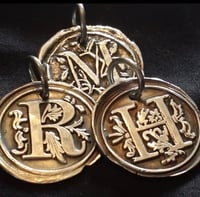Image 5 of My Initial Silver Wax Seal Letter Pendant (SJ055)