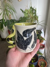 Snake and Leaf Mug