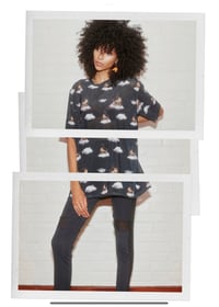 Image 2 of Mesh Boxy Tee