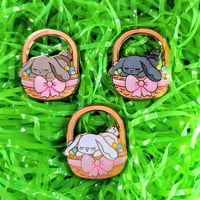 1.8" Basket Bunny Pin (LE30)