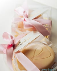 Image 1 of Oval or Hexagon Soap in Stylish Clear Box (Custom Order)