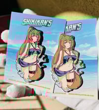 Image 5 of Cute Raccoon Girl in Swimsuit Hard Enamel Pin **EXTRAS** - LOW STOCK!