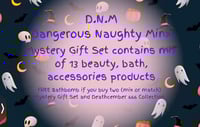 Image 2 of Dangerous Naughty Minx Mystery Gift Set Handmade Vegan Bath Makeup Jewellery Kawaii