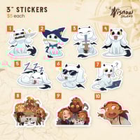 Image 1 of 3" Die-Cut Stickers (Individual)