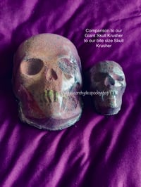 Image 2 of Skull Krusher Giant Huge Big Bathbomb Handmade Vegan Halloween  Horror Spooky