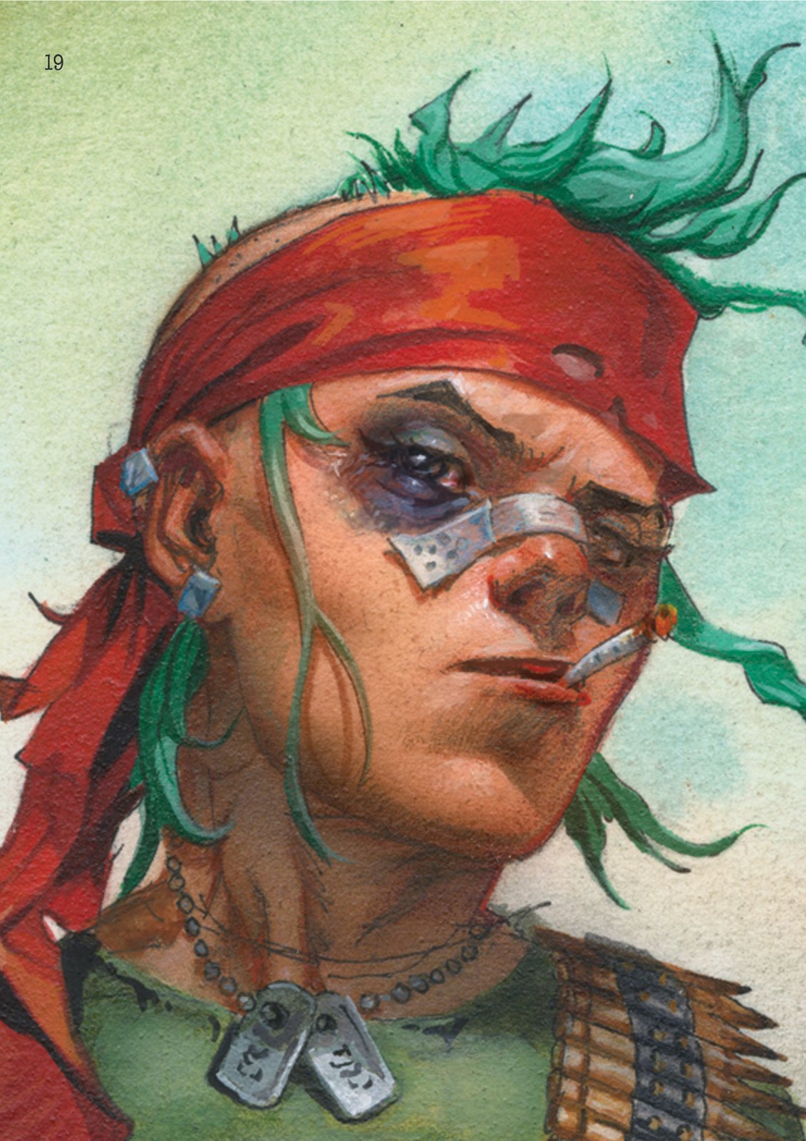 TANK GIRL POSTER MAGAZINE #19 - with bonus poster, postcard, and