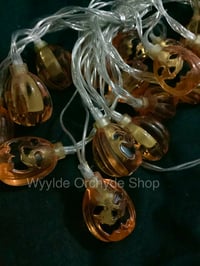 Image 1 of Jack is Lit LED lights Halloween Spooky Horror Pumpkin LED Lights Decorations