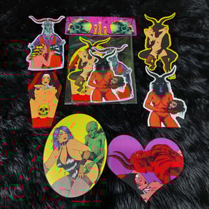 Horror sticker pack (Color version)