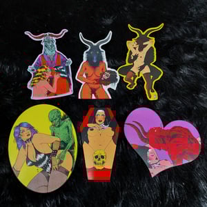 Horror sticker pack (Color version)