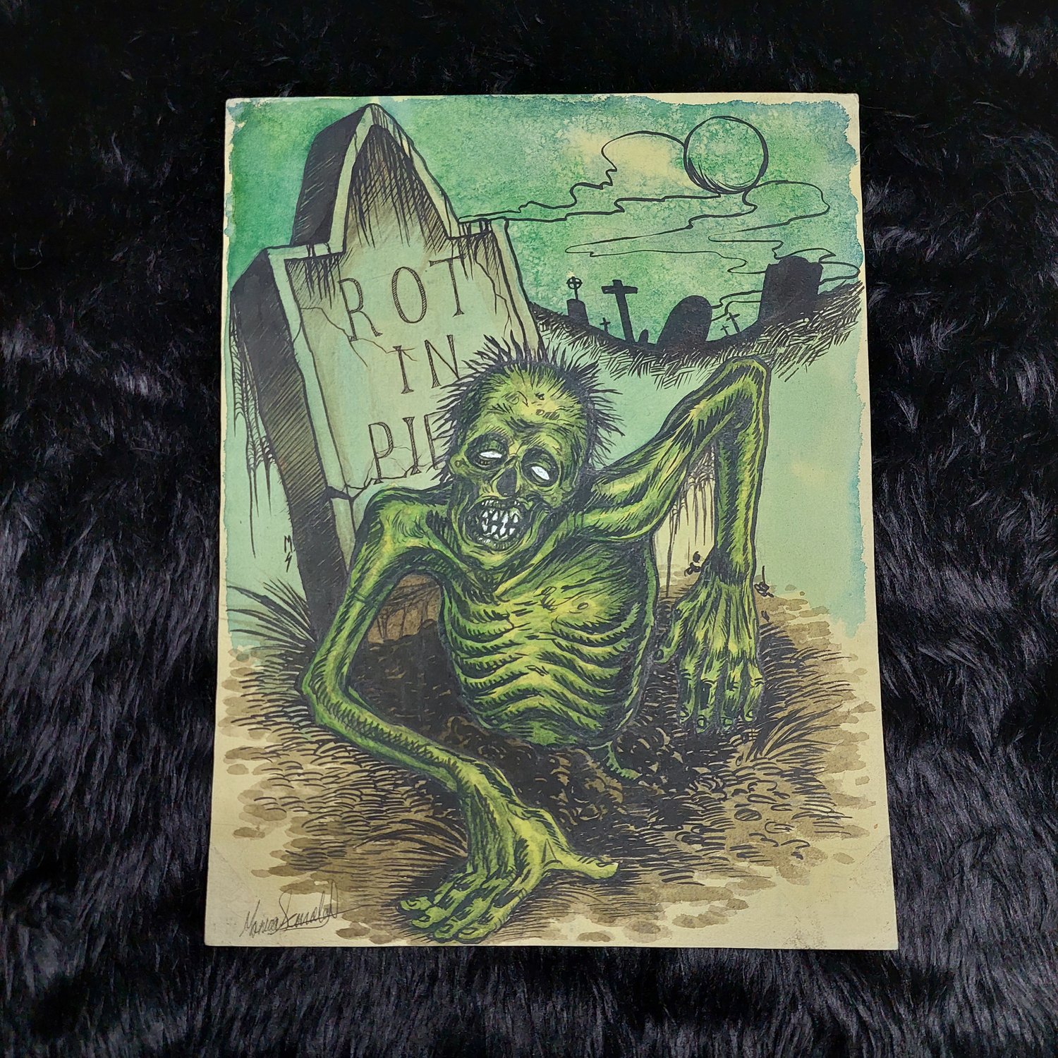 "Rot In Pieces" Original artwork