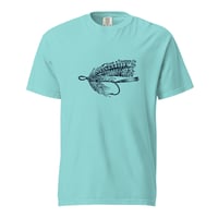 Image 4 of Tide & Timber Co. Trout Fly 6 - Unisex garment-dyed heavyweight t-shirt
