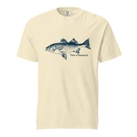 Image 3 of Tide & Timber Co. Vintage Striped Bass -  Unisex garment-dyed heavyweight t-shirt