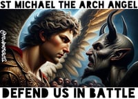 Image 2 of St Arch Angel Michael Defend Us In Battle!!!