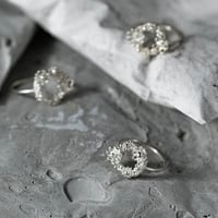 Image 8 of Silver Filigree Round Rings