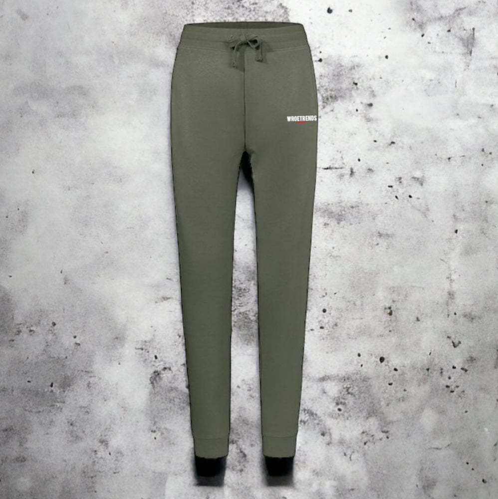 Image of OLIVE ESTABLISHED JOG PANTS