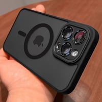 Magnetic Luxury Matte Translucent Armor Shockproof Case For iPhone 14 13 12 11 15 Pro Max Plus For M